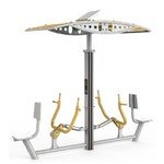 Double-position adjustable resistance rowing training device SH-04080ZD